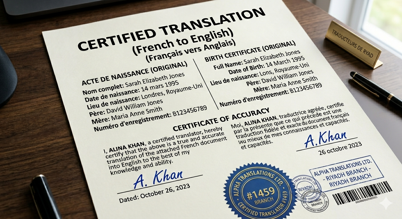 French to English Translation in Riyadh